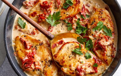 Chicken Cutlets with Sun-Dried Tomato Cream Sauce